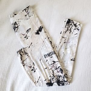 Gymshark Ori Marble print leggings